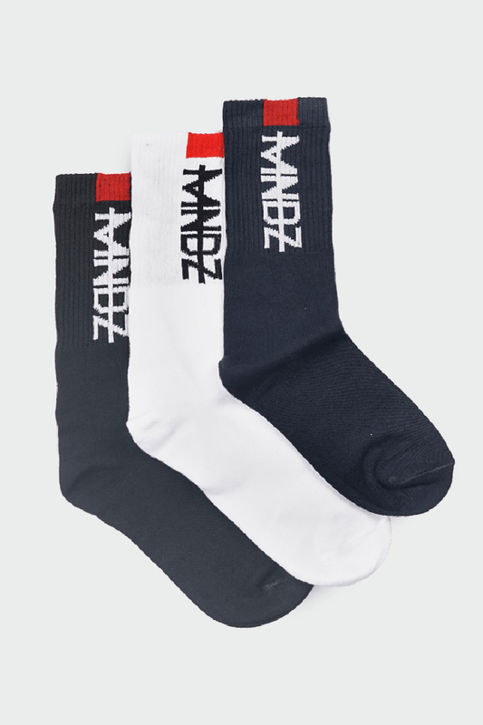 Mendeez Logo Crew Socks (Pack of 3)