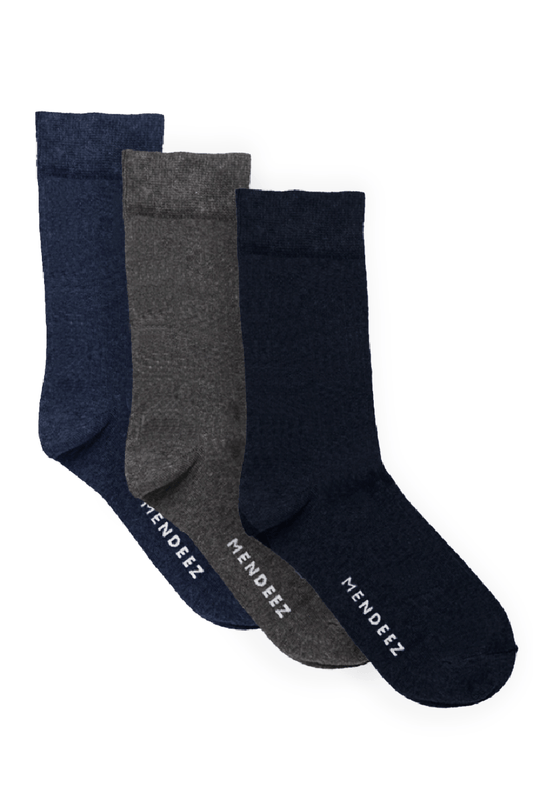 Pack of 3 Solid Premium Socks