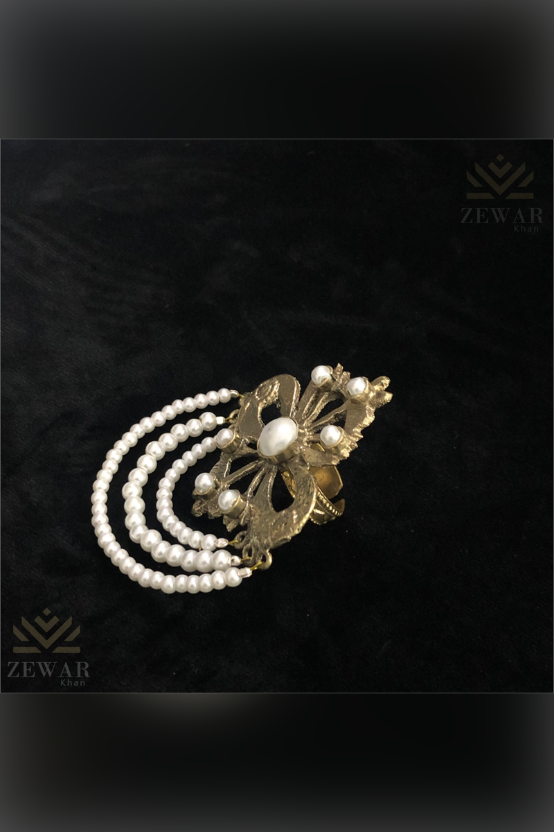 Bow and Pearl Ring (RG-02)