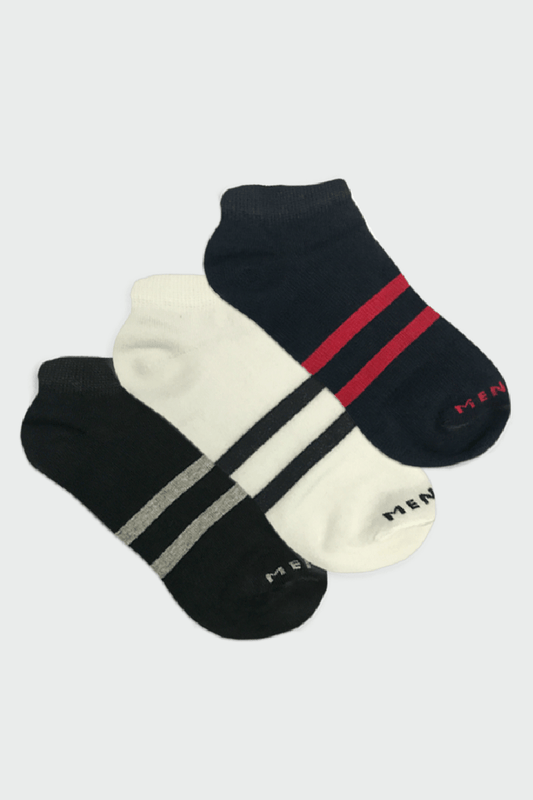Racers Ankle Socks - Pack of 3