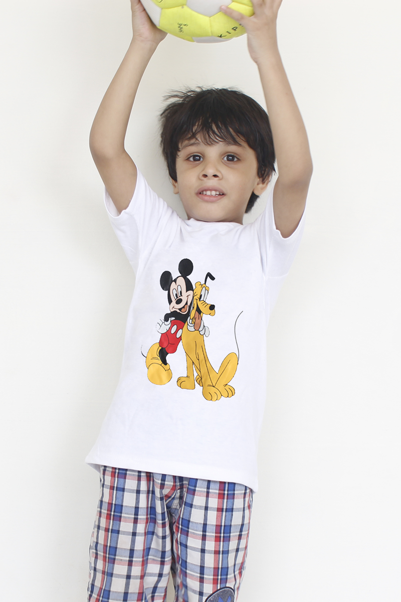 Pack of 3 - Multicolor Stylish Graphics T-Shirt For Kids