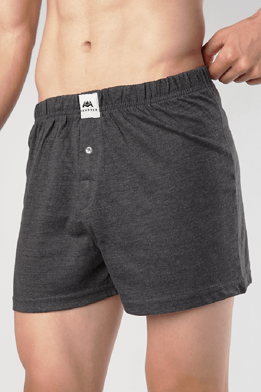 Charcoal Jersey Boxer Shorts