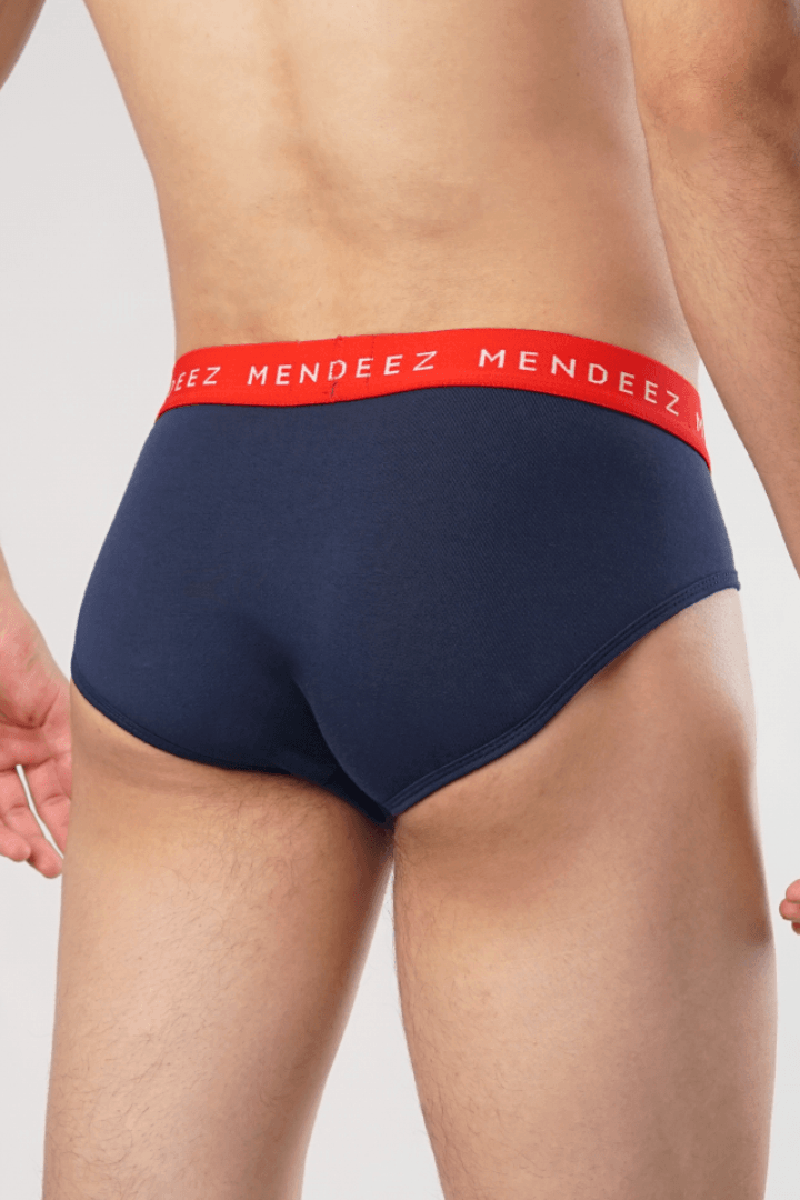 Classic Solid Colored Jacquard Briefs - Pack of 3