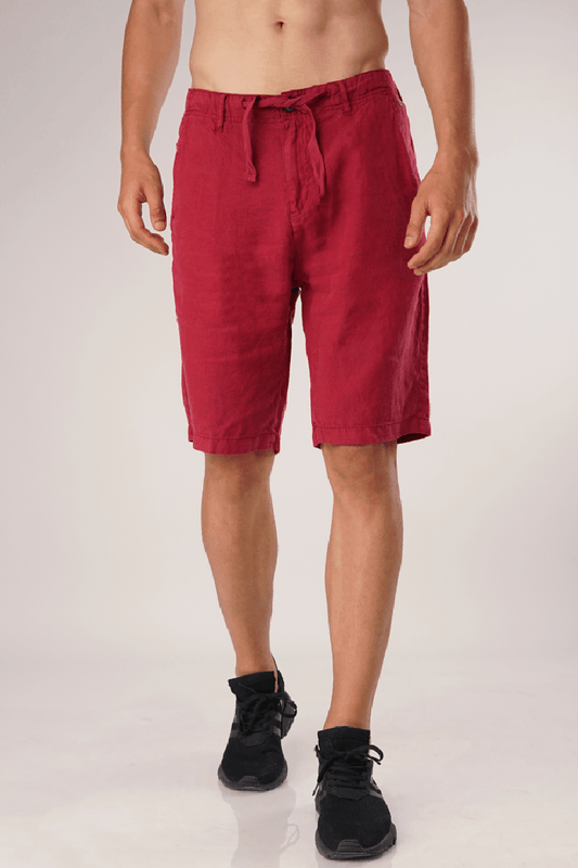 Ferrari Red Casual Shorts