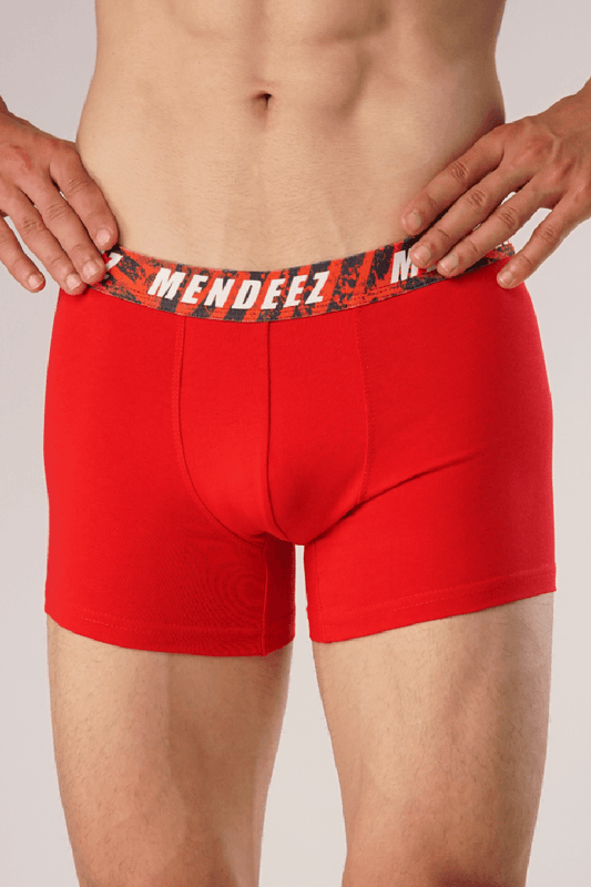 Graphical Red Boxer Trunk