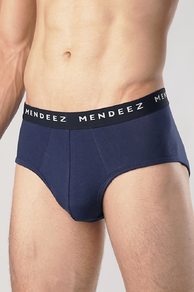 Jacquard Brief - Pack of 3 (Black, Navy, Charcoal)