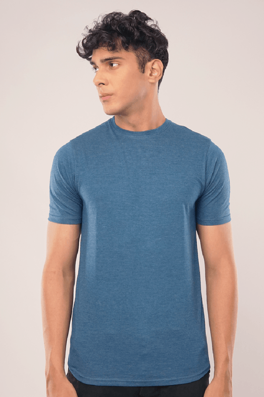 Marine Blue Half Sleeve T-Shirt