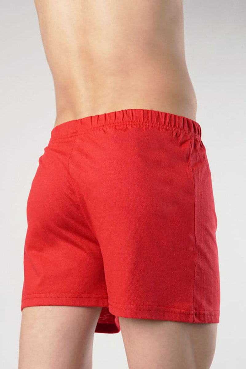 Maroon Jersey Boxer Shorts
