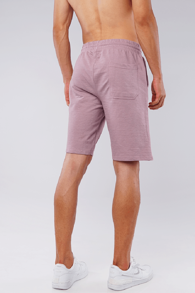 Mauve Terry Casual Shorts