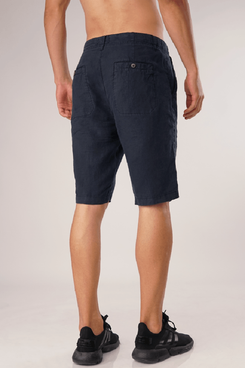 Navy Blue Casual Shorts
