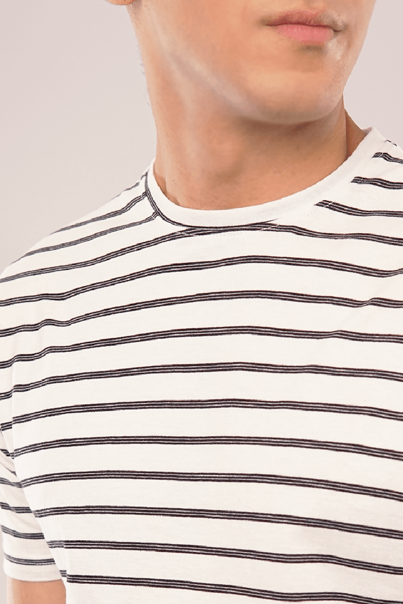 Zebra Stripes Half Sleeve T-Shirt