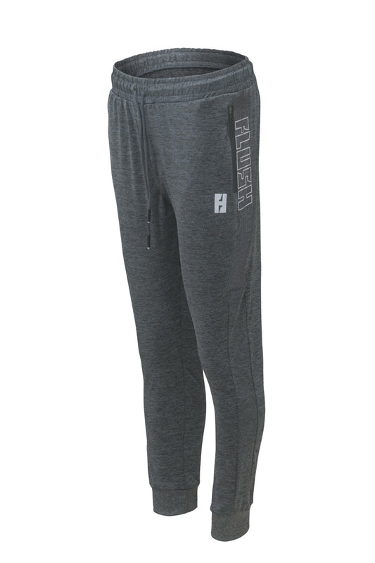 Flush Sports Athletic Running Trouser With Secure Zipper Pocket Blue