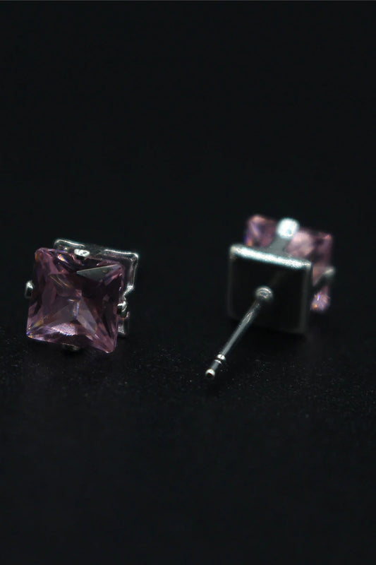 Pink Solitaire Stud LEB