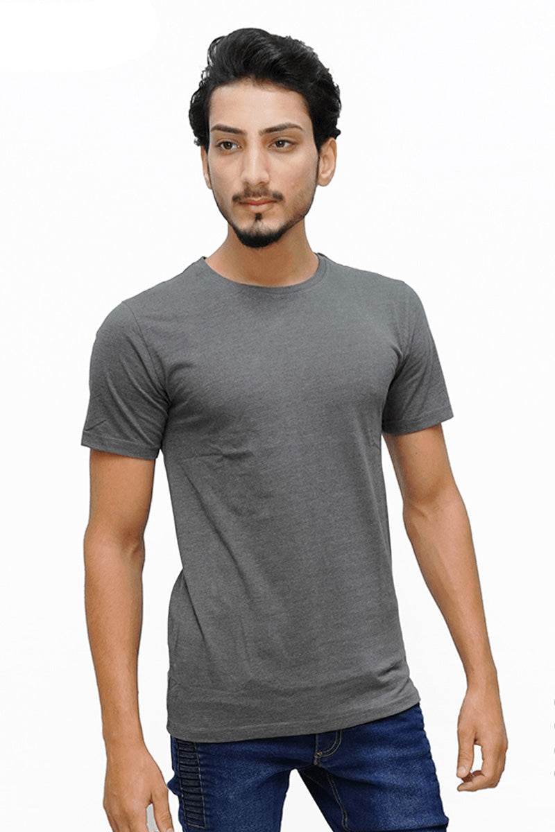 T-Shirt Simple Charcoal Colour SO0349TSHRTCHA