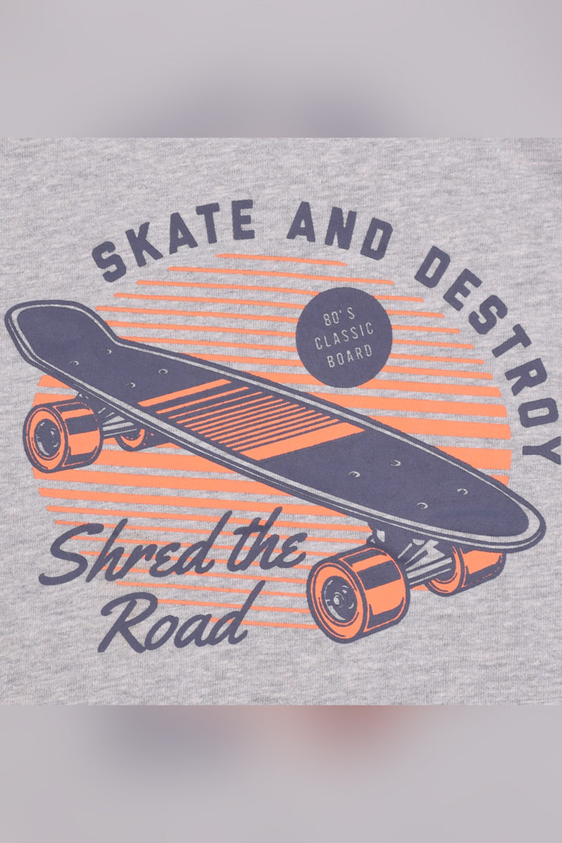 Boy's Shred The Road Graphic Tee Shirt