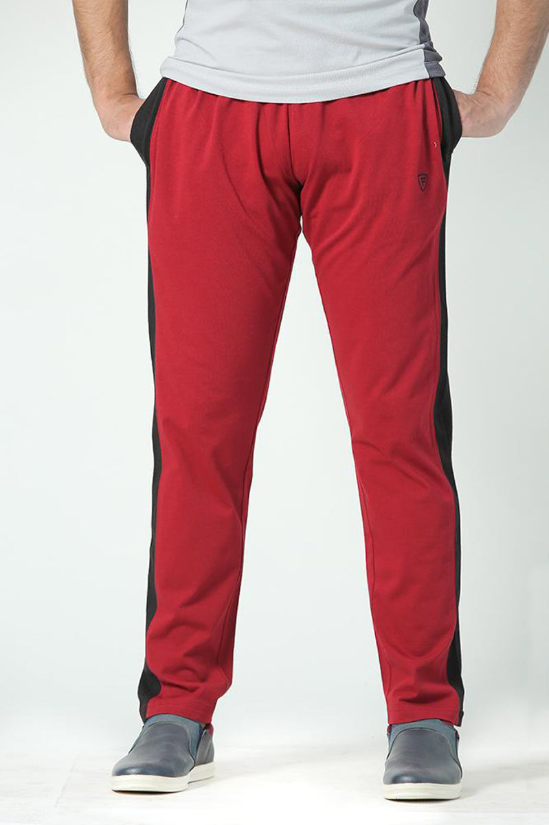 Red Jersey Trousers