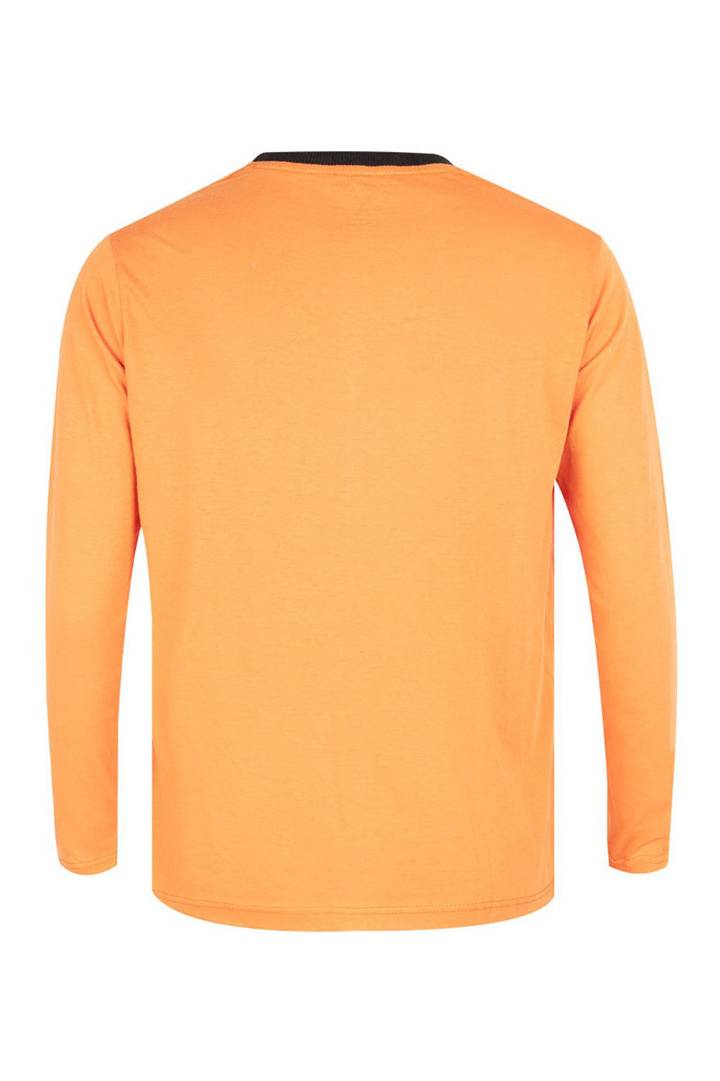 Round Neck T-Shirt With Contrast Rib HMKTW210054