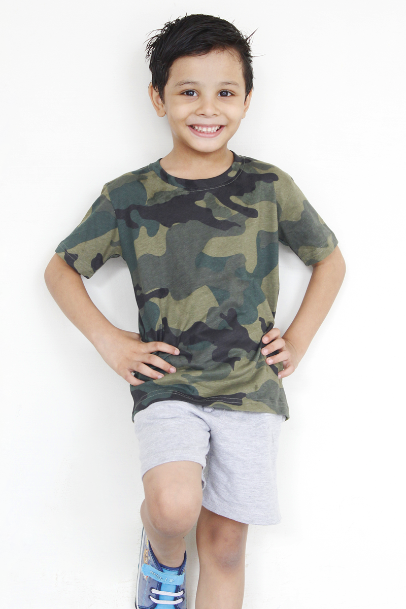 Camouflage T-Shirt For Boys