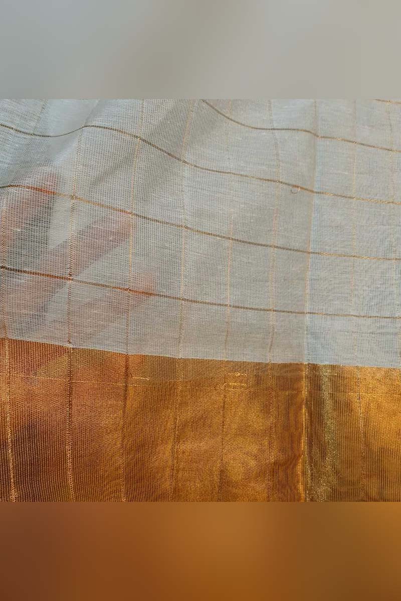 Dyeable Cotton Silk Zari Dupatta – ZD717