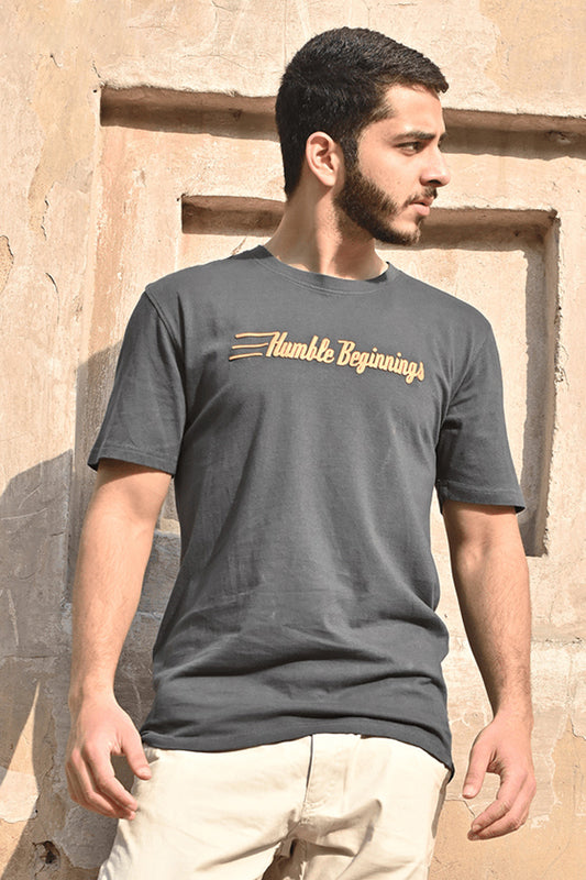 T-Shirt Humble Beginning Charcoal SO0382