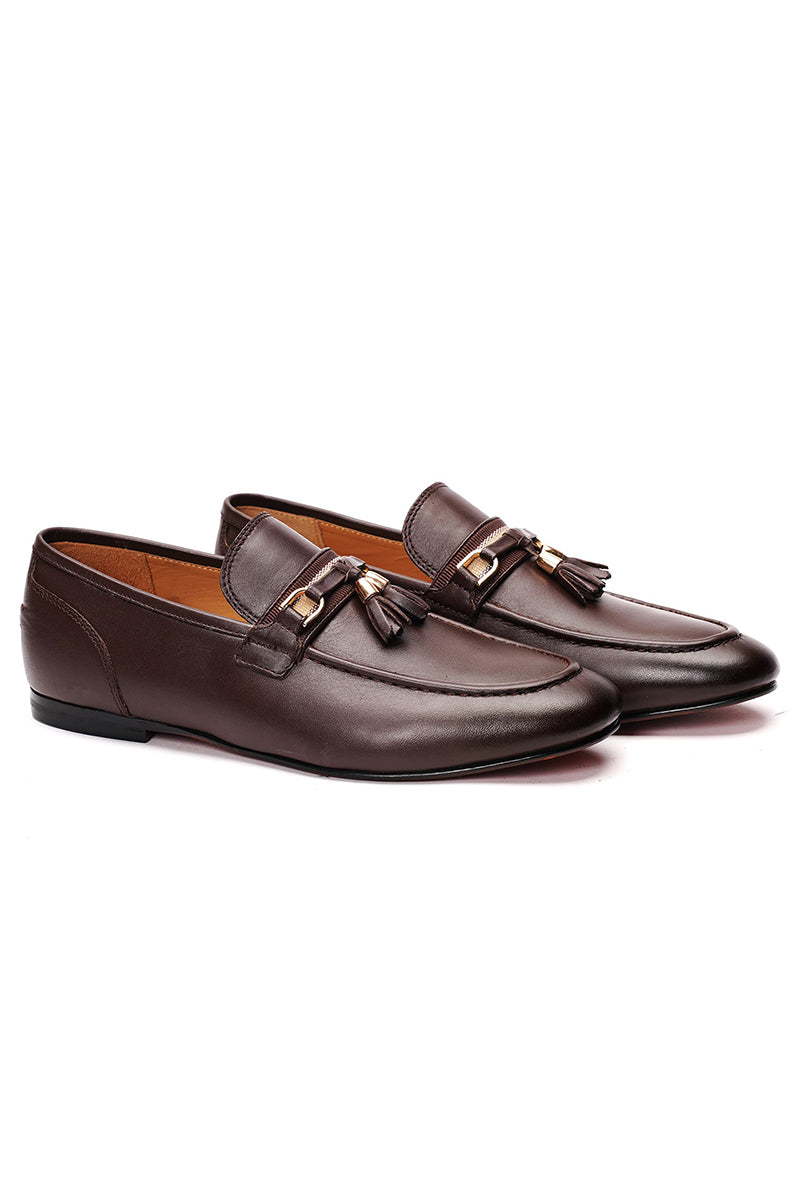 Nexara 1123 Men's Leather Shoes Brown