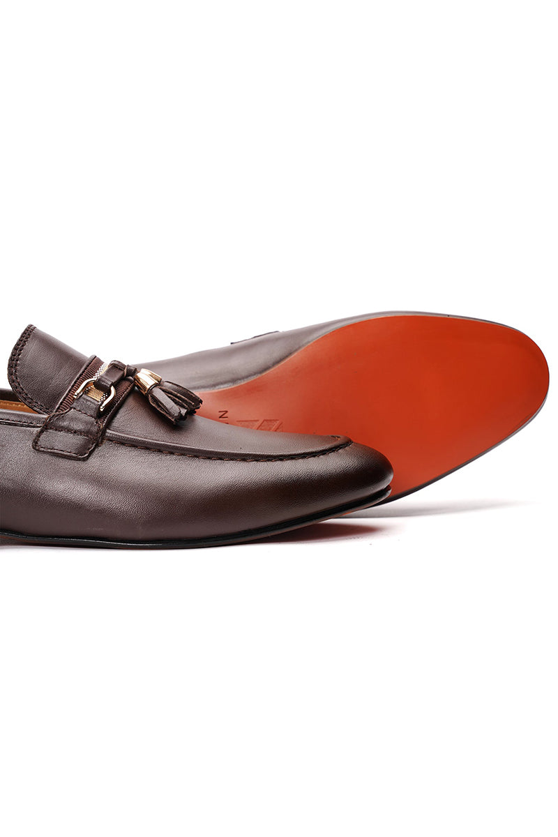 Nexara 1123 Men's Leather Shoes Brown