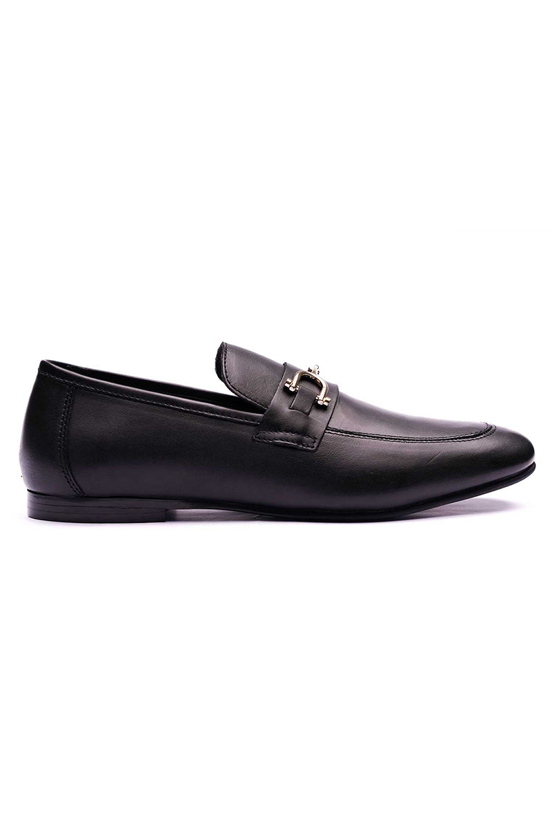 Nexara 1139 Men's Black Leather Shoes