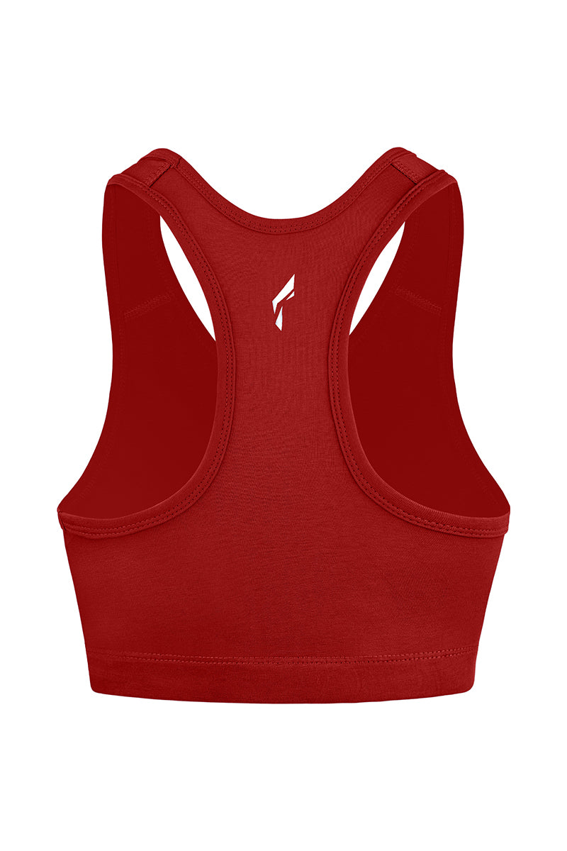 Flush Women's Seamless Sports Bra, Support for Yoga Gym Red