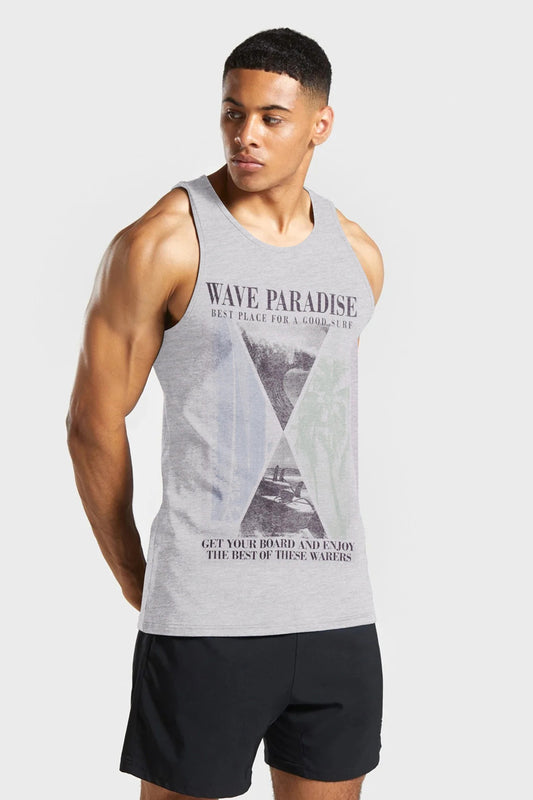 Men's Wave Paradise Graphic Vest