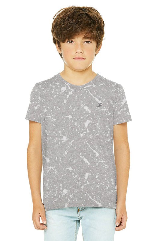 Boy's All Over Rotary Print Grey Tee Shirt
