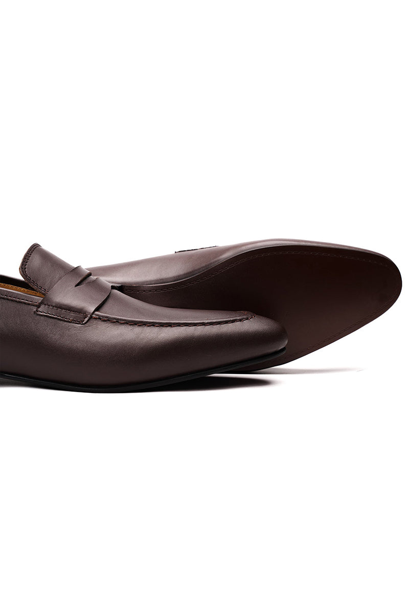 Nexara 1127 Men's Brown Leather Shoes