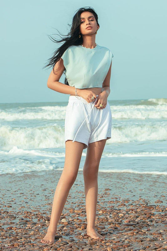White sunday shorts - BuyZilla.pk