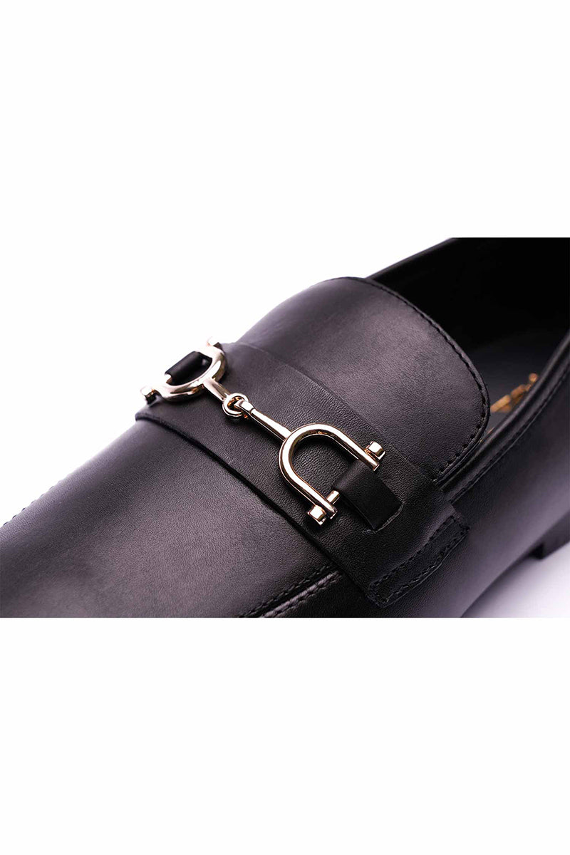 Nexara 1139 Men's Black Leather Shoes