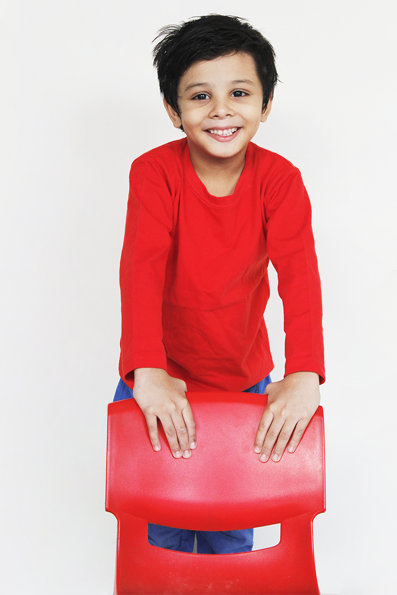 Red Long Sleeves T-Shirts For Kids