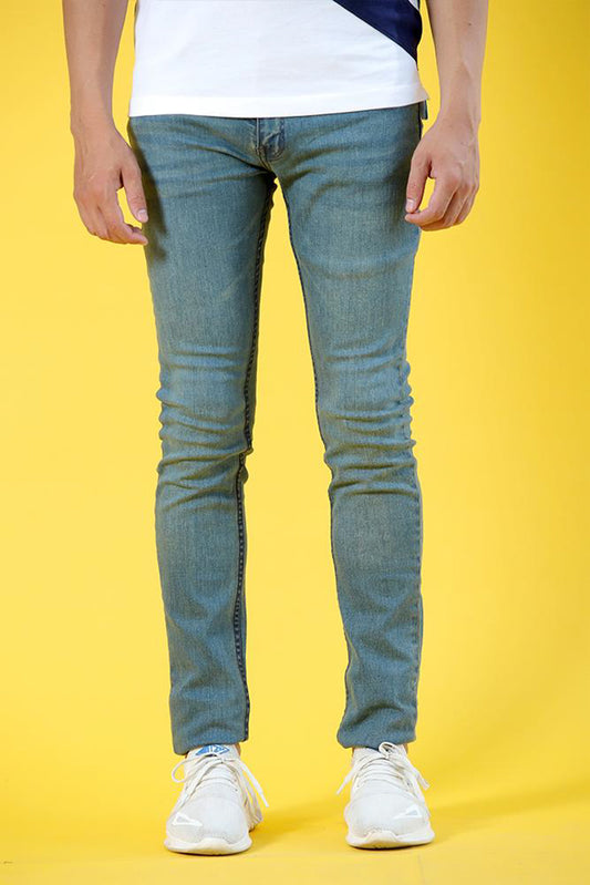 Faded Jeans Cyan