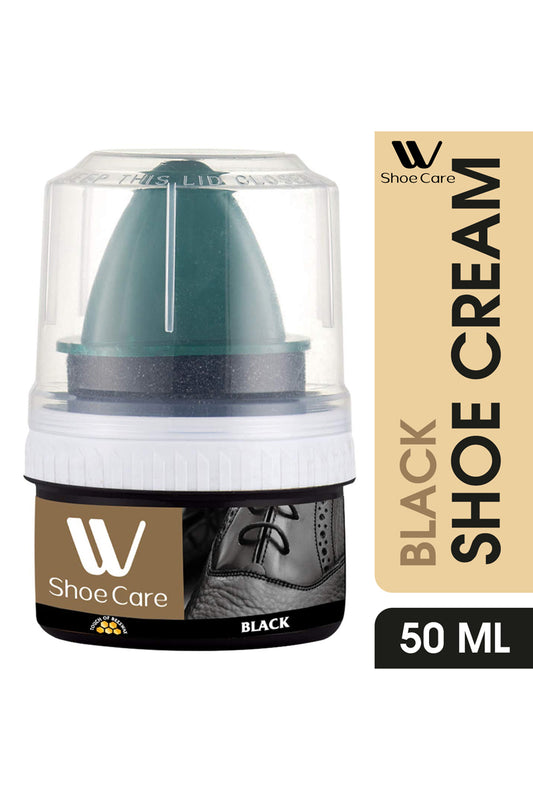 WBM Shoe Care Shoe Polish Cream Black