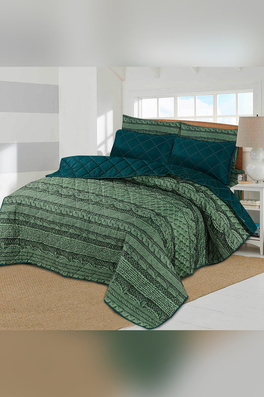 River Green - 6 Pcs Summer Comforter Set (Light Filling)