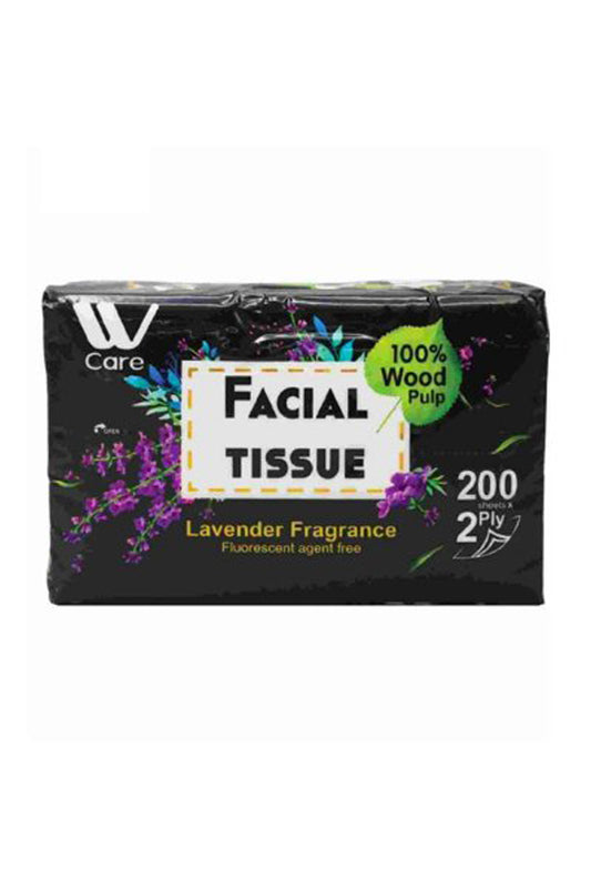 WBM Care Medium Facial Tissue Lavender 2Ply