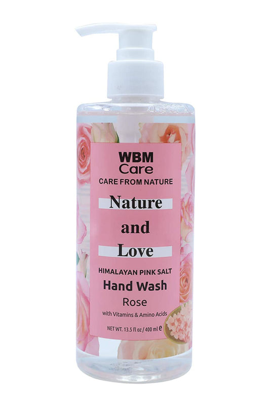 WBM Care Nature And Love Hand Wash 400 ML (Rose)