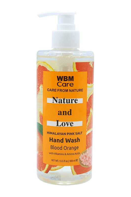 WBM Care Nature And Love Hand Wash 400 ML (Blood Orange)