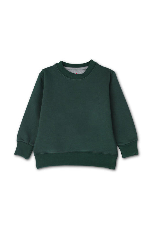 AllurePremium Plain Sweat Shirt Green