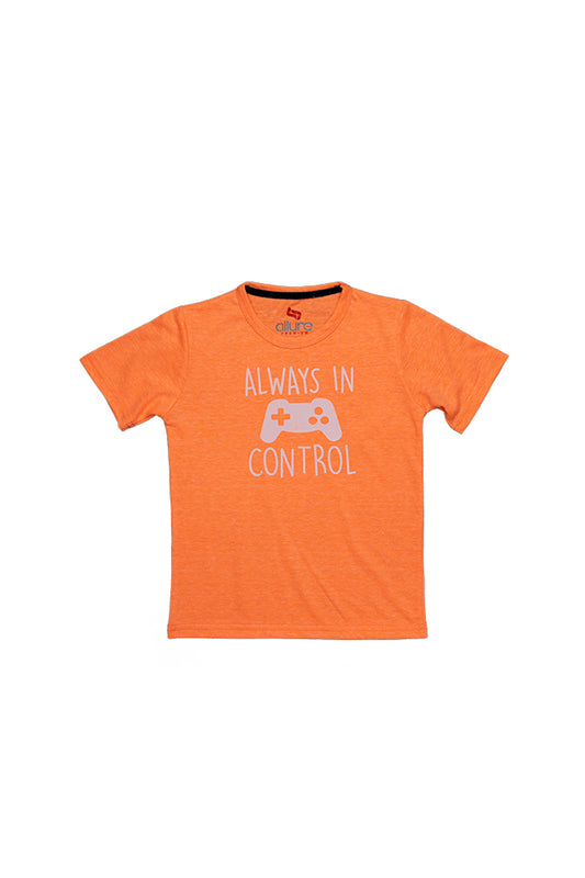 AllureP Boys T-Shirt In Control Orange