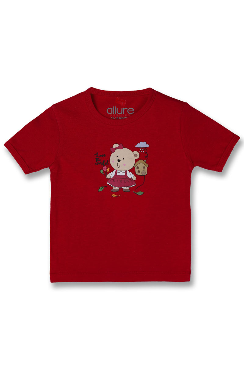AllureP T-Shirt HS Red LT World