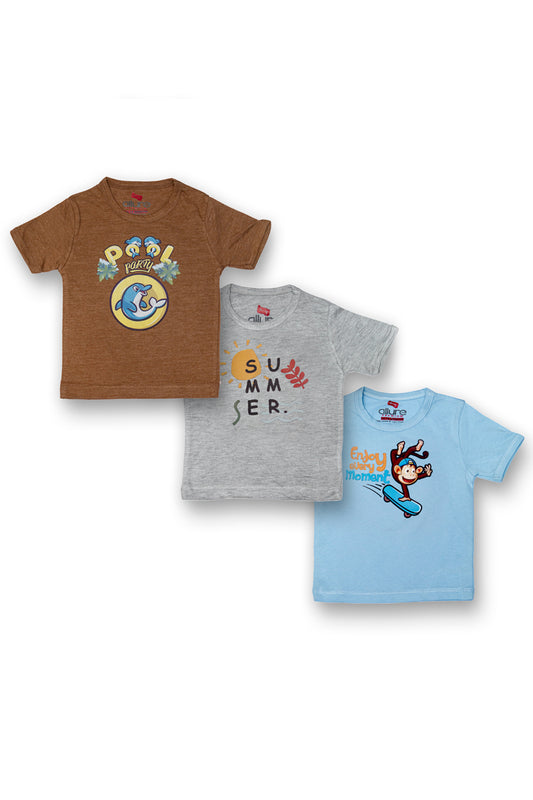 AllureP T-shirt H-S Pack Of Three BGS Combo # 93