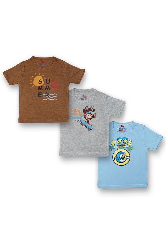 AllureP T-shirt H-S Pack Of Three BGS Combo # 94