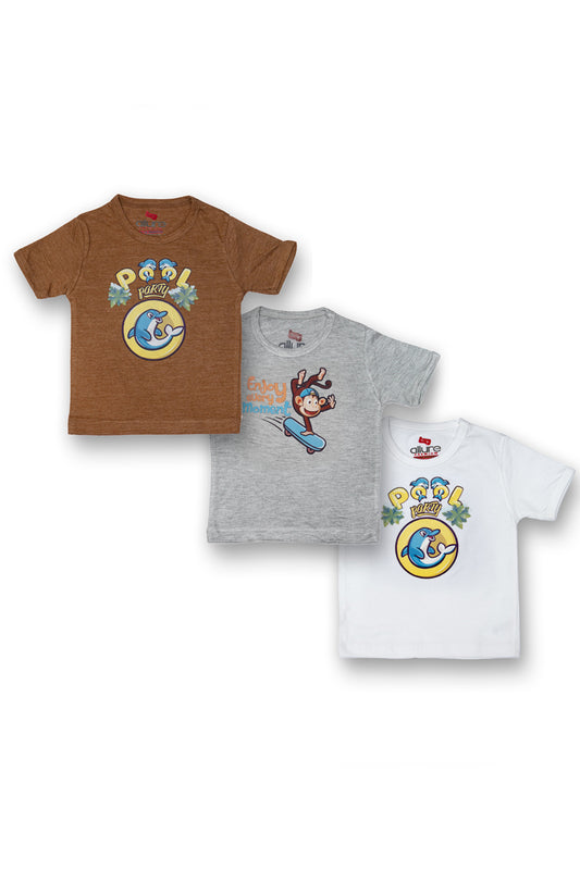 AllureP T-shirt H-S Pack Of Three BGW Combo # 84