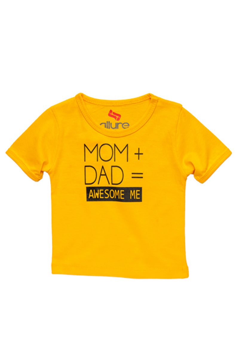 AllureP T-shirt H-S Yellow Mom + Dad