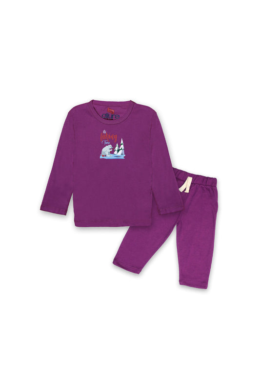 AllureP T-shirt Purple Fishing Purple Trousers