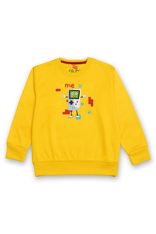 AllurePremium Kids Sweat Shirt Yellow Buddy