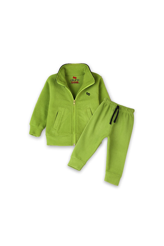 AllurePremium Puller Fleece Jacket With Trousers L Green